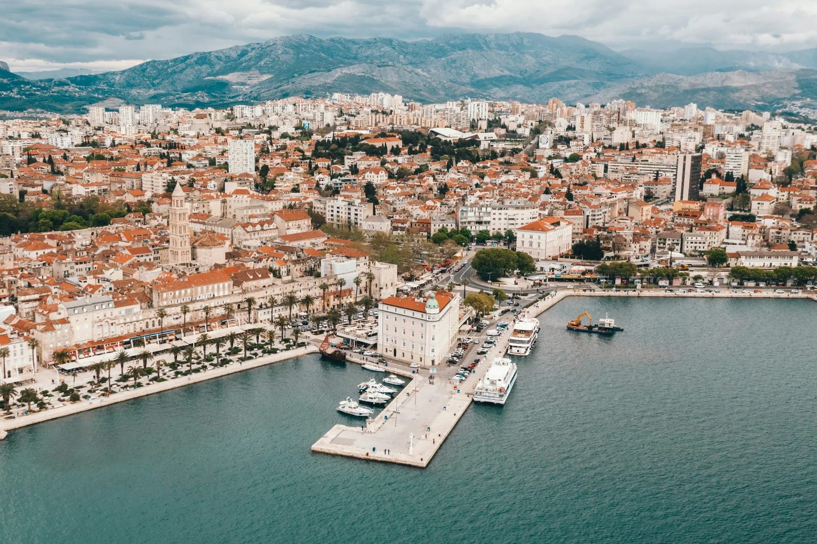 Split waterfront — Mediterranean summer city